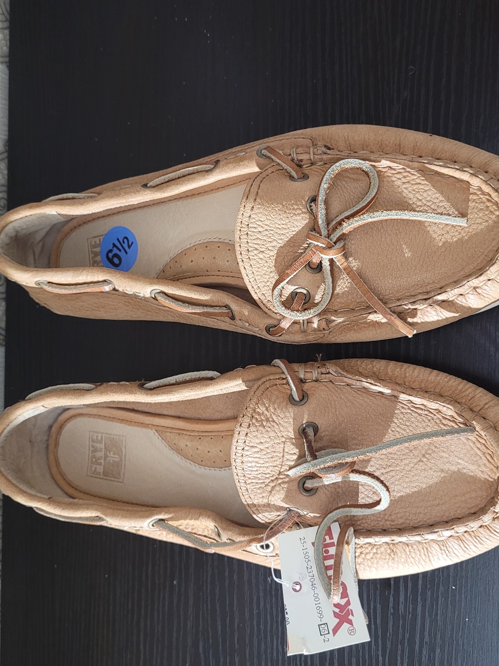 Frye Tan Leather Women’s Moccasin Loafers